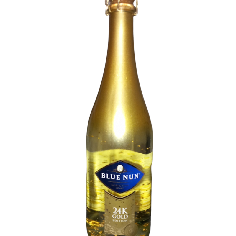 Penina z zlatimi lističi Blue Nun
